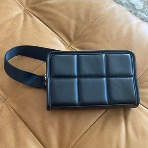 Amanda Uprichard faux leather quilted belt bag